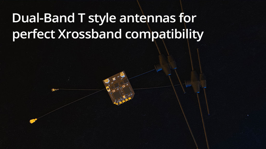 XR4 Gemini Xrossband Dual-Band ExpressLRS Receiver