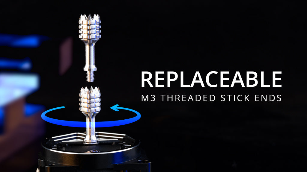 AG01 NANO CNC Hall Gimbals for Pocket Radio